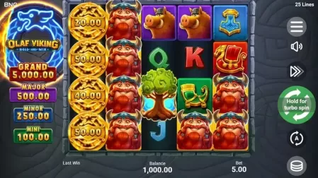 Olaf Viking slot screenshot 1