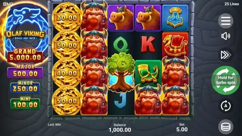 Olaf Viking slot screenshot 1