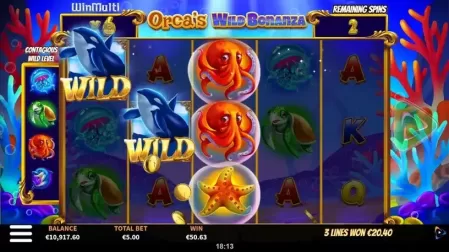 Orca's Wild Bonanza slot screenshot 6