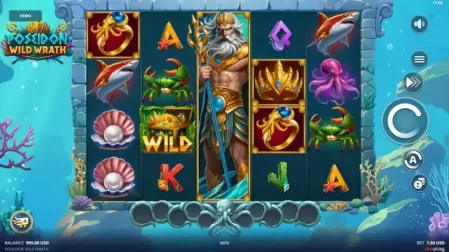 Poseidon Wild Wrath slot screenshot 1