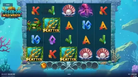 Poseidon Wild Wrath slot screenshot 2