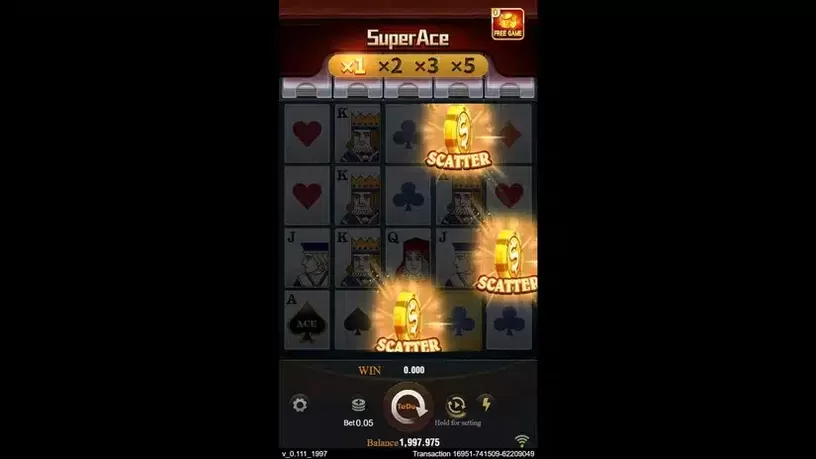 Super Ace slot screenshot 2