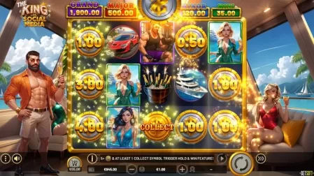 The King of Social Media slot screenshot 2