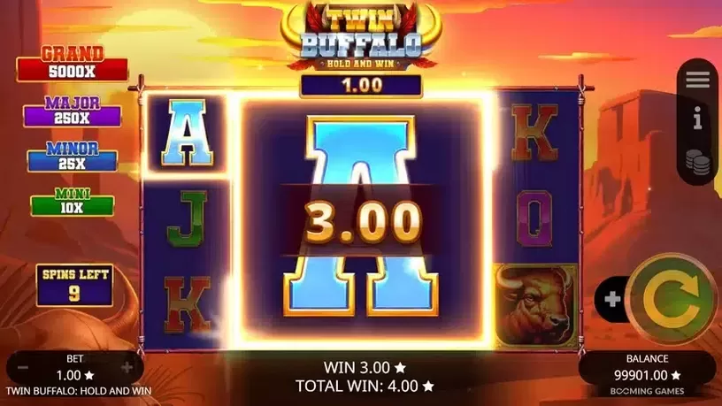 Twin Buffalo Hold & Win slot screenshot 4