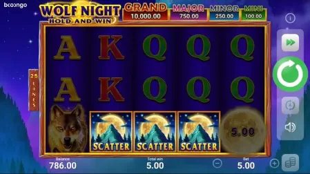 Wolf Night slot screenshot 4