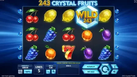 243 Crystal Fruits slot screenshot 1