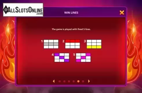 Win lines screen