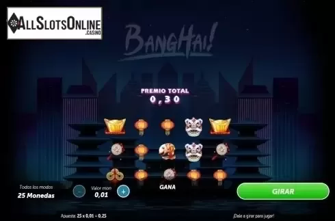 Game Workflow after Win screen. BangHai! from Roxor Gaming