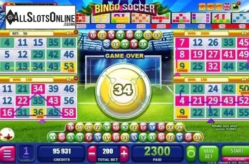 Game Screen 4. Bingo Soccer from Belatra Games