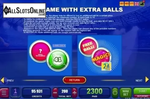 Game Rules 3. Bingo Soccer from Belatra Games