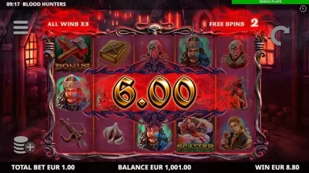 Blood Hunters slot screenshot 4