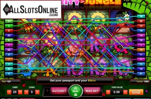 Screen5. Celebrity in the Jungle from 1X2gaming