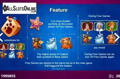Features screen