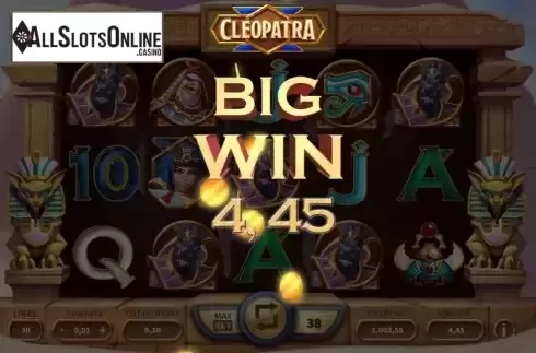 Big Win screen