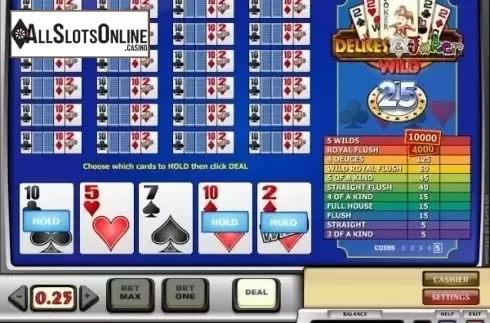 Game Screen 2. Deuces and Joker Wild (Play'n Go) from Play'n Go