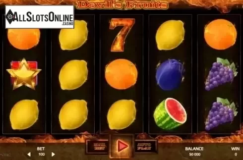 Reel Screen. Devils Fruits (Promatic Games) from Promatic Games