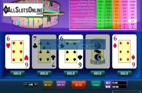 Game Screen 2. Double Triple (Novomatic) from Novomatic