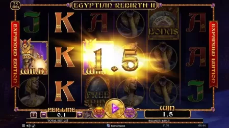 Egyptian Rebirth II Expanded Edition slot screenshot 2