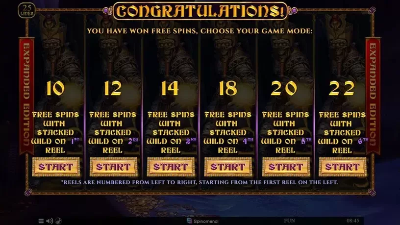 Egyptian Rebirth II Expanded Edition slot screenshot 3