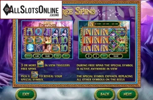 Screen3. Fairy Fortunes from Blueprint