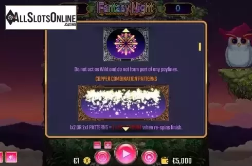 Game Features screen
