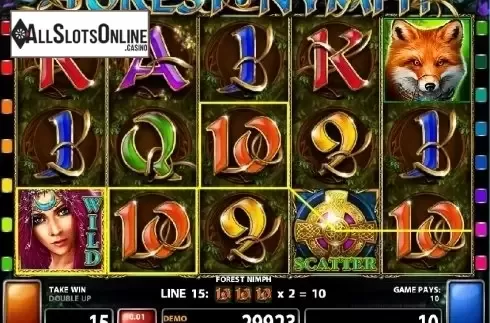 Screen 3. Forest Nymph from Casino Technology