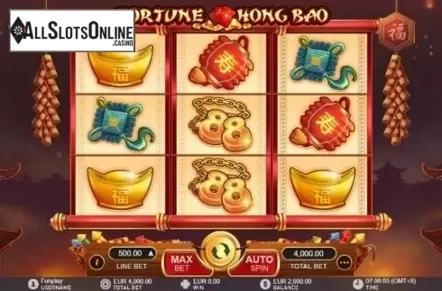Reel Screen. Fortune Hong Bao from GamePlay