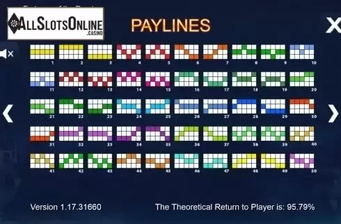 Paytable 6. Fortunes of the Dead from Side City
