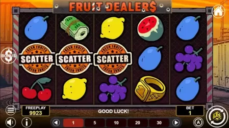 Fruit Dealers slot screenshot 2