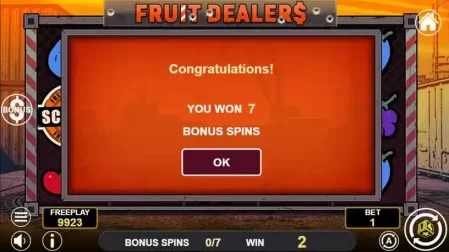 Fruit Dealers slot screenshot 3
