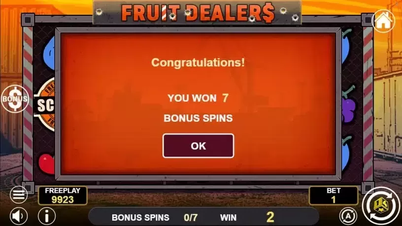 Fruit Dealers slot screenshot 3