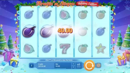 Fruits’N’Stars: Holiday Edition slot screenshot 2