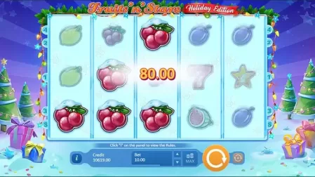 Fruits’N’Stars: Holiday Edition slot screenshot 3