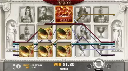 Glorious Rome slot screenshot 3