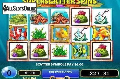 Win screen. Gold Fish (WMS) from WMS