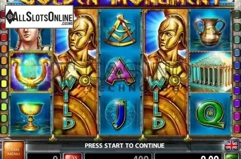 Screen2. Golden Monument from Casino Technology