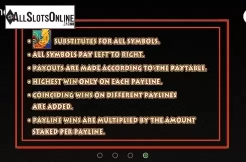 Paytable 4. Gong Xi Fa Cai (TopTrendGaming) from TOP TREND GAMING