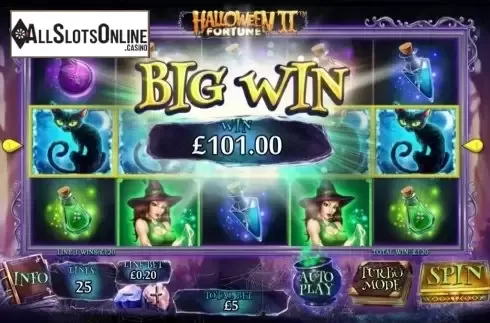 Screen4. Halloween Fortune II from Playtech