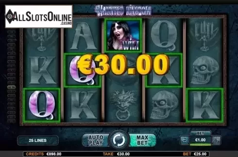 Win Screen 2. Haunted Kingdom from Nazionale Elettronica