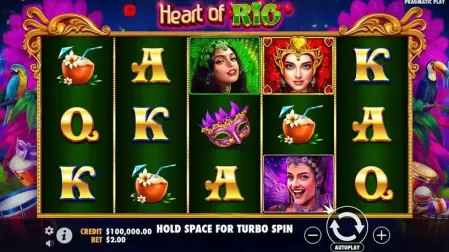 Heart of Rio slot screenshot 1