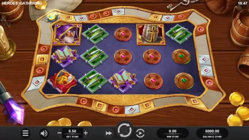 Heroes Gathering slot screenshot 1