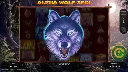 Howling Wolves Megaways slot screenshot 2