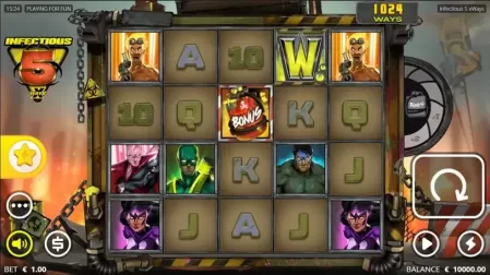 Infectious 5 slot screenshot 1