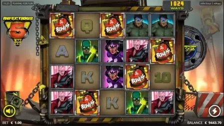 Infectious 5 slot screenshot 3