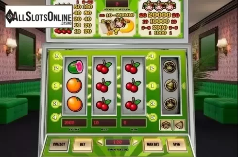 Game Workflow screen. Jackpot 20000 from Relax Gaming