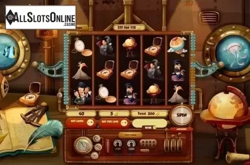 Game Workflow screen. Jules Verne from Red Rake