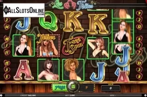 Free Spins Triggered. Les Folies from Capecod Gaming
