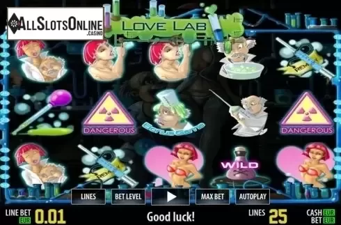 Game reels. Love Lab HD from World Match