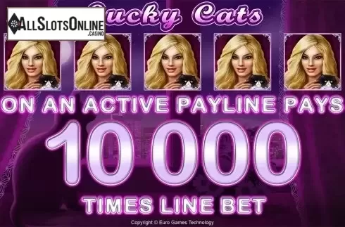 Info. Lucky Cats from EGT