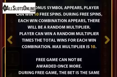 FS bonus screen